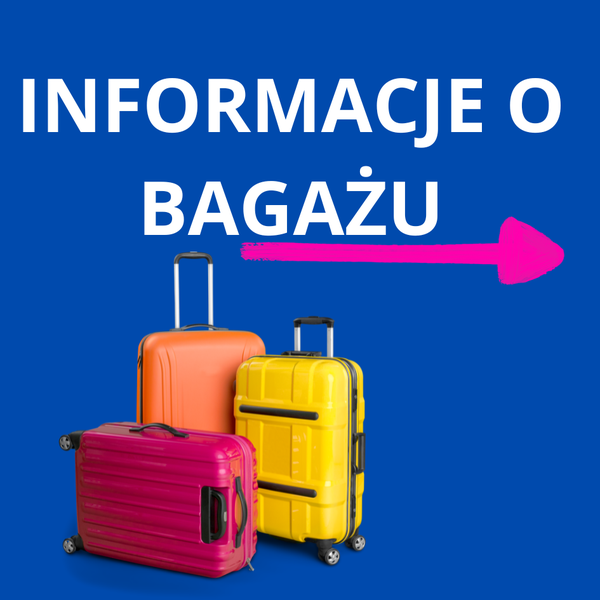 napis informacje o bagażu